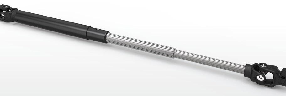 Двухступенчатый раздвижной карданный вал